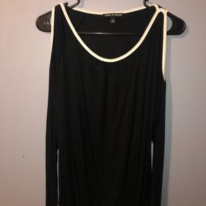 long sleeve cold shoulder